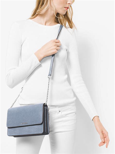 michael kors daniela rot|Daniela Large Saffiano Leather Crossbody Bag .